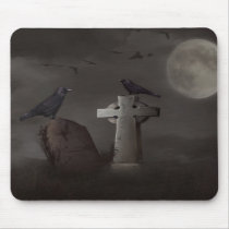 crow cemetary mousepad