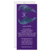 CROW Collection Rack Card Design