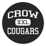 Crow - Cougars - Crow High School - Eugene Oregon Sticker