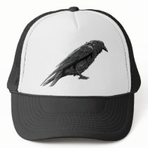 Crow ~ Crows Bird Customize Template Mesh Hats