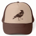 Crow Distressed in Brown hats by tarilynquinn Crow Distressed in Brown hats