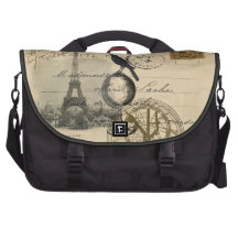 Crow Globe Paris Laptop Bag