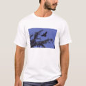 crow in flight t-shirts