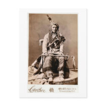 Crow Indian 1880 Post Card