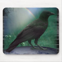CROW KNOW EARTH mousepads by CROWKNOW CROW KNOW EARTH mousepads