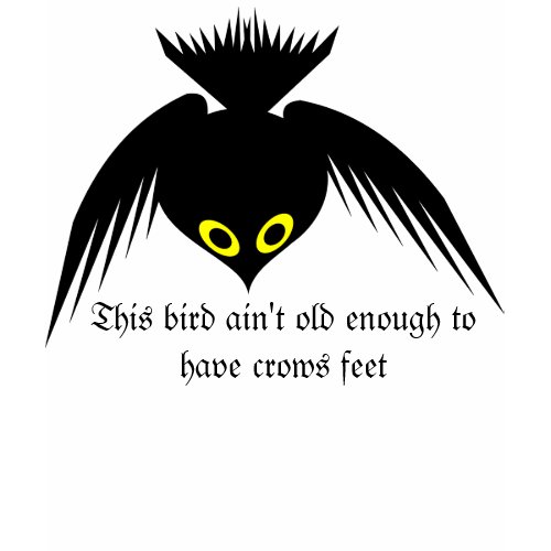 Crow Ladies T Shirt shirt