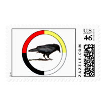 Crow medicine stamp