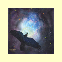 Crow Nebula canvas prints