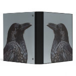 Crow Raven Black Bird Painting Art Binder