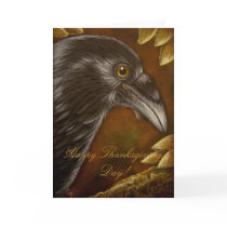 CROW /RAVEN - THANKSGIVING Card by BY_CYRA CROW /RAVEN - THANKSGIVING Card