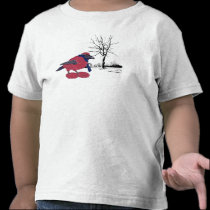 CROW READY FOR COLD t-shirts