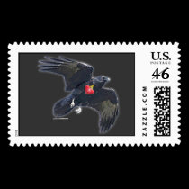 CROW SACRED HEART postage