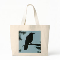 Crow Sitting in Tree bags