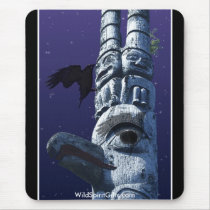 Crow & Totem Mousepad