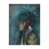 CROW WARRIOR postcard
