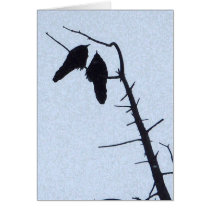 Crow Watch Greeting Cards