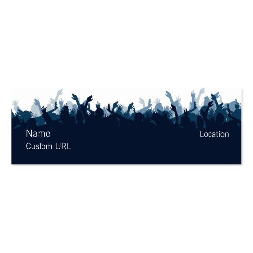 Crowd - Blue Business Card