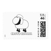 crowd control postage stamp