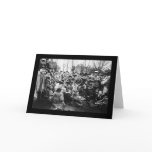 Crowd of Jewish Refugees in Russia 1912 Greeting Card