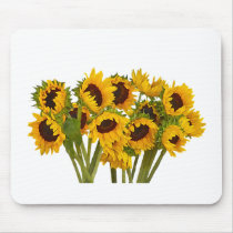 Crowd of Sunflowers mousepads