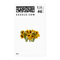 Crowd of Sunflowers stamps