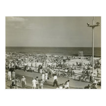 Crowded Beach Postcards