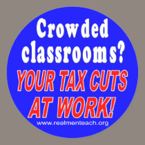 Crowded classrooms (blue) stickers
