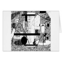 Crowded Room Greeting Card
