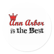Crown Ann Arbor stickers