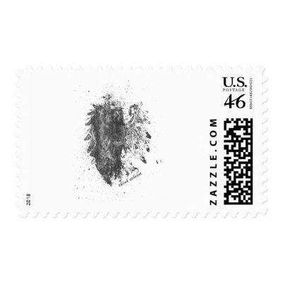 Crown-Atheist-Bird Stamps by ThinkAtheist