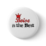 Crown Boise Pinback Buttons