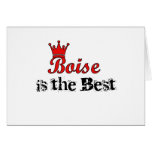 Crown Boise Greeting Card