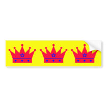 Crown bumper stickers by starryseas Crown bumper stickers
