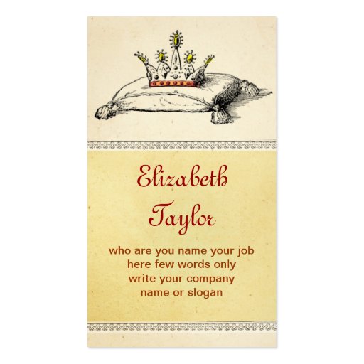 crown business card (front side)