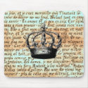 Crown Calligraphy Mousepad