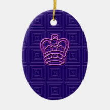 Crown Christmas ornament