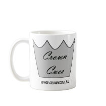Crown Cues - Coffee Mug Cup by crowncues Crown Cues - Coffee Mug Cup