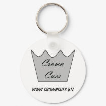 Crown Cues Keychain by crowncues Crown Cues Keychain