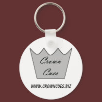 Crown Cues Keychain by crowncues Crown Cues Keychain