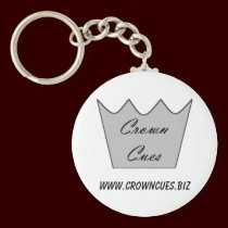 Crown Cues Keychain