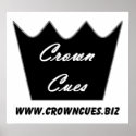 Crown Cues Pride Poster posters