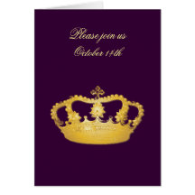 Crown Design II -  Gold Card
