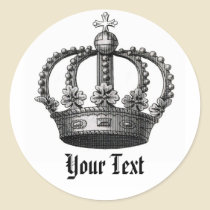 Crown Envelope Seal stickers