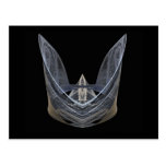 Crown Fractal Postcard