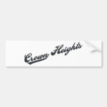 Crown Heights Bumper Stickers