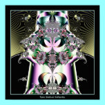 Crown Jewel Lotus Flower Fractal posters