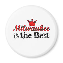 Crown Milwaukee magnets by USAcities Crown Milwaukee magnets