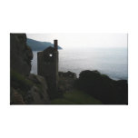 Crown Mines Botallack Cornwall England Stretched Canvas Print