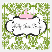 Crown Name stickers