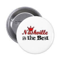 Crown Nashville Pinback Buttons